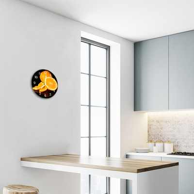 Reloj de vidrio Naranjas
