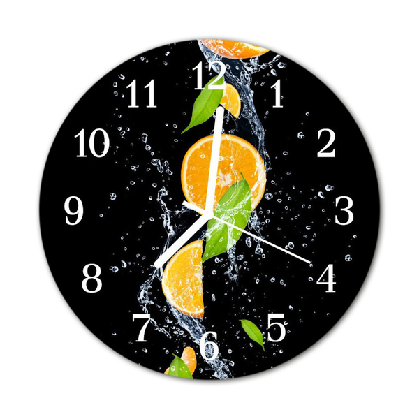 Reloj de vidrio Naranjas