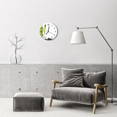 Reloj de vidrio Bambú