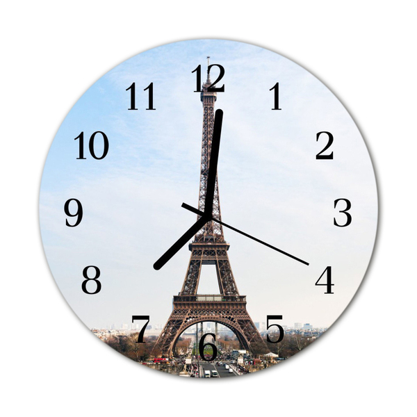 Reloj de vidrio Torre eiffel