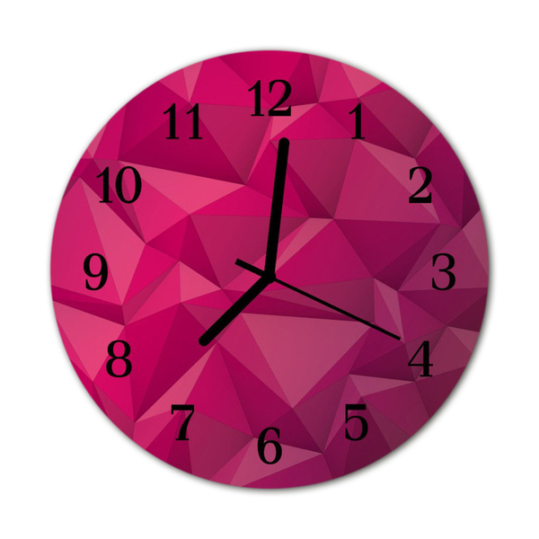 Reloj de vidrio Abstracto