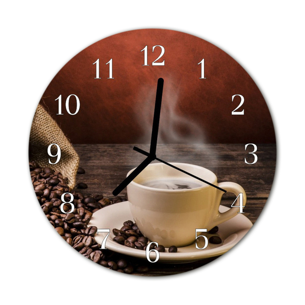 Reloj de vidrio Café