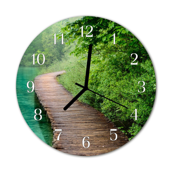 Reloj de vidrio Muelle lago espigón