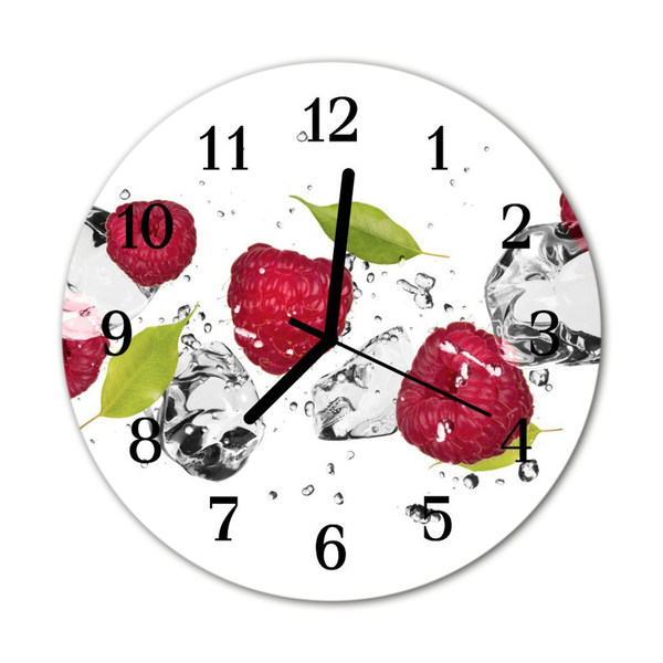 Reloj de vidrio Frambuesas