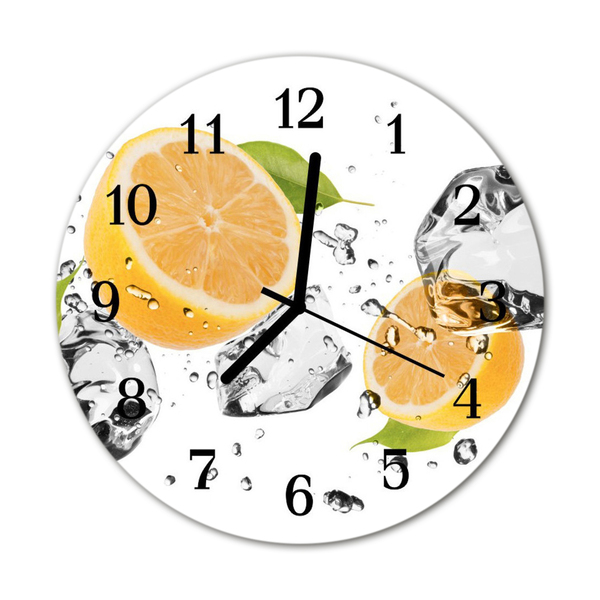 Reloj de vidrio Limón