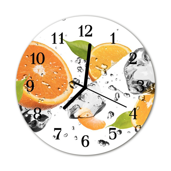 Reloj de vidrio Naranjas