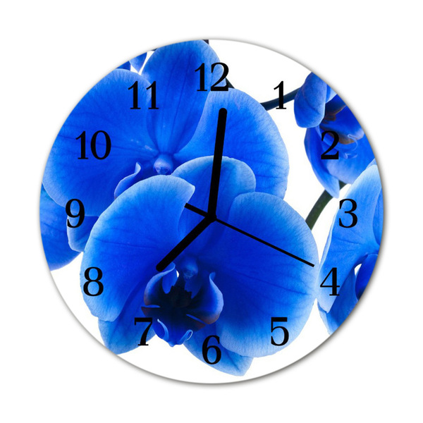 Reloj de vidrio Orquídea