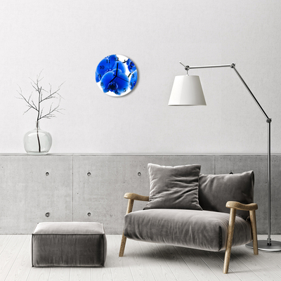 Reloj de vidrio Orquídea