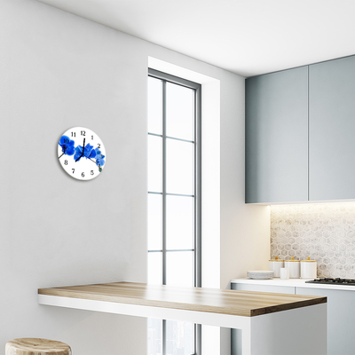 Reloj de vidrio Orquídea