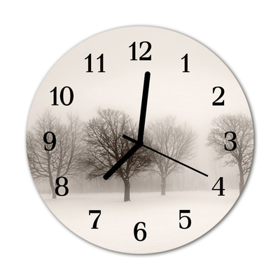 Reloj de vidrio Invierno