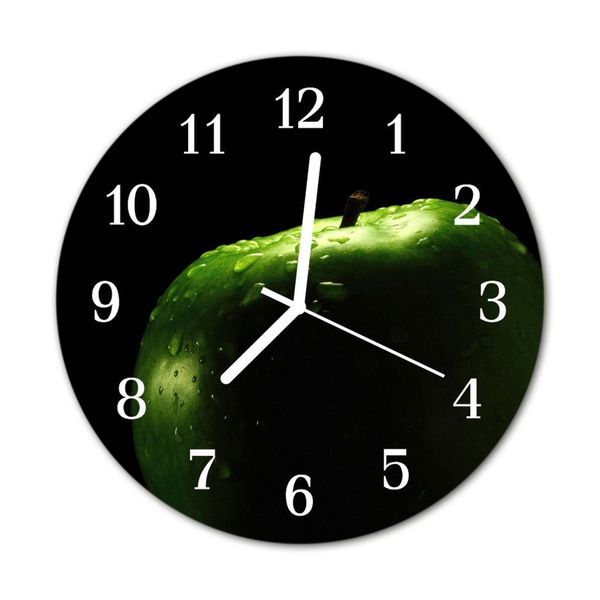 Reloj de vidrio Manzana