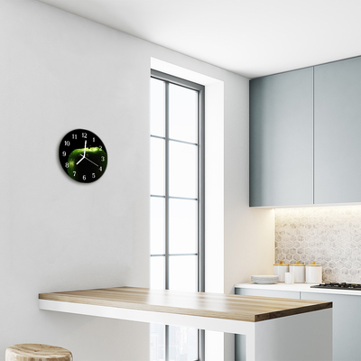 Reloj de vidrio Manzana