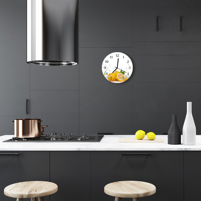 Reloj de vidrio Limones