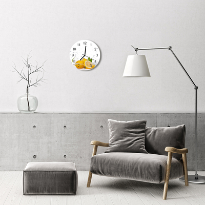 Reloj de vidrio Limones