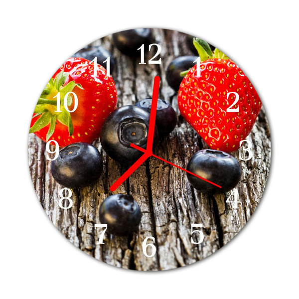 Reloj de vidrio Arándanos