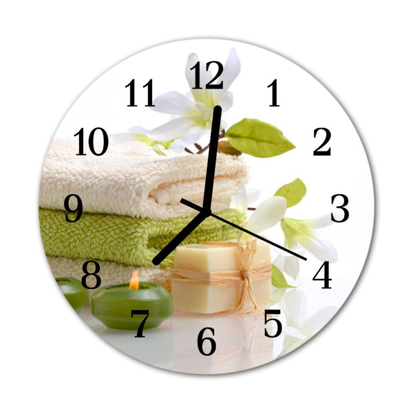 Reloj de vidrio Jabón para el spa
