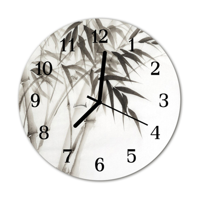 Reloj de vidrio Bambú