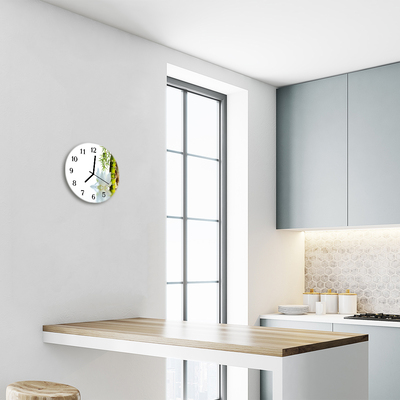 Reloj de vidrio Bambú