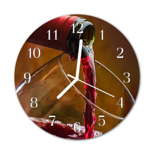 Reloj de vidrio Vino