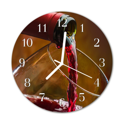 Reloj de vidrio Vino
