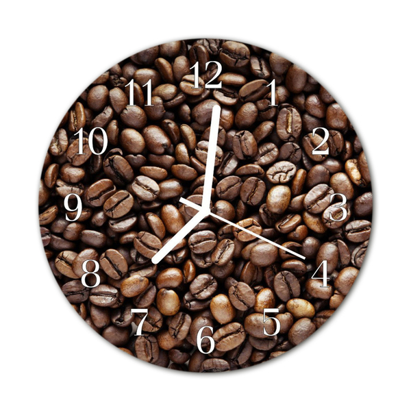 Reloj de vidrio Granos de café