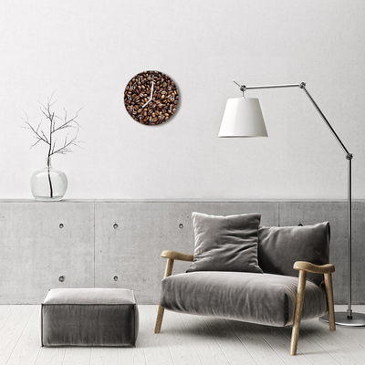 Reloj de vidrio Granos de café