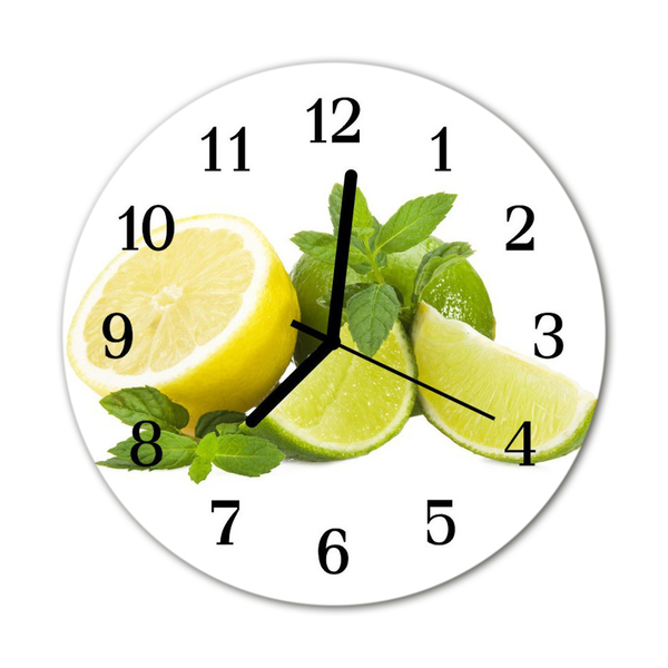 Reloj de vidrio Limón menta