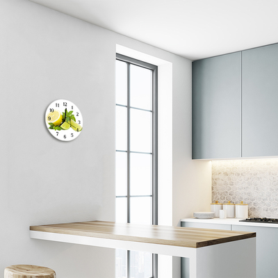 Reloj de vidrio Limón menta