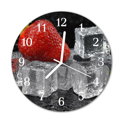 Reloj de vidrio Helado de fresa