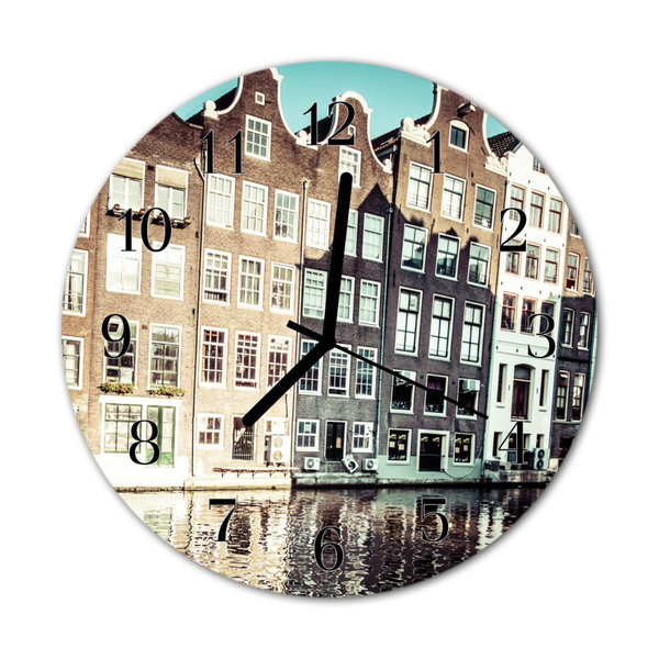 Reloj de vidrio Casas
