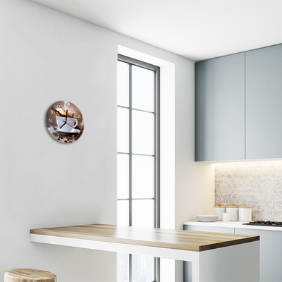 Reloj de vidrio Café