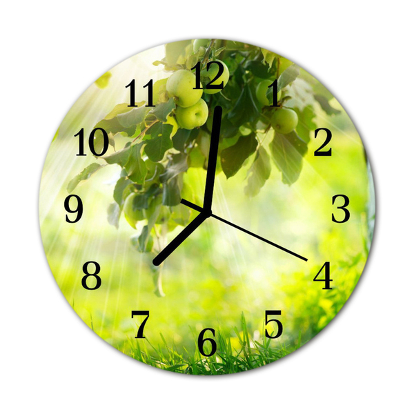 Reloj de vidrio Manzano