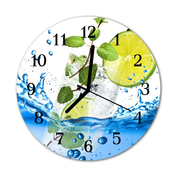 Reloj de vidrio De cal menta
