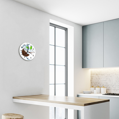Reloj de vidrio Nuez de coco