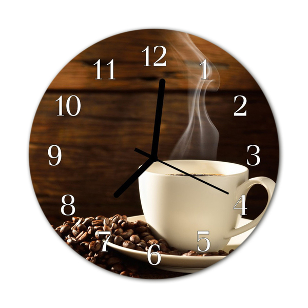 Reloj de vidrio Café