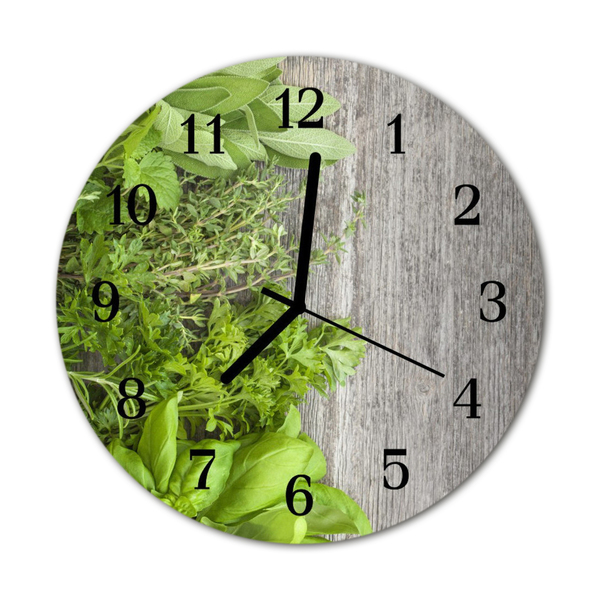 Reloj de vidrio Hierbas