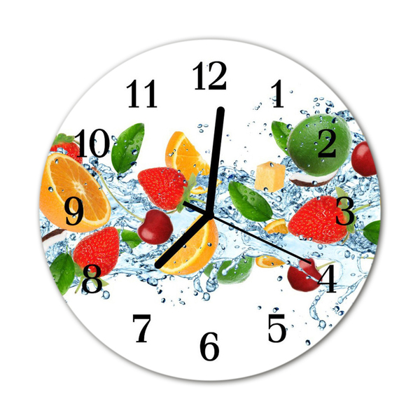 Reloj de vidrio Fruta