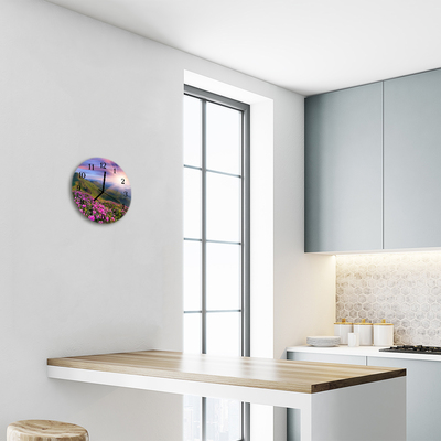 Reloj de vidrio Paisaje
