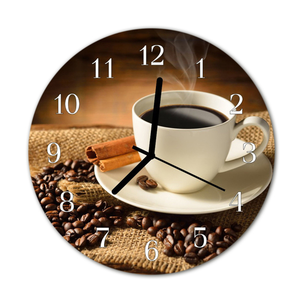 Reloj de vidrio Café