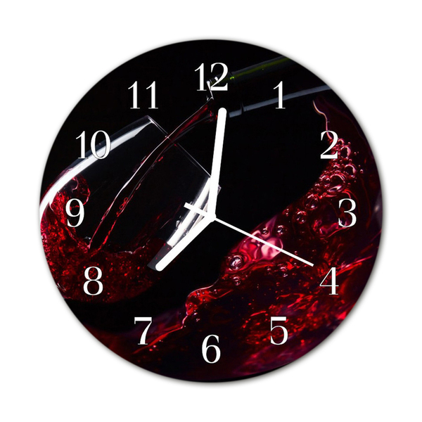 Reloj de vidrio Vino