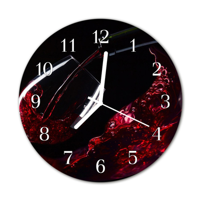 Reloj de vidrio Vino