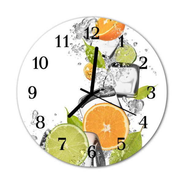 Reloj de vidrio Cítricos