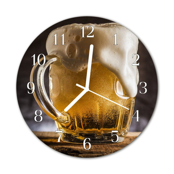 Reloj de vidrio Cerveza