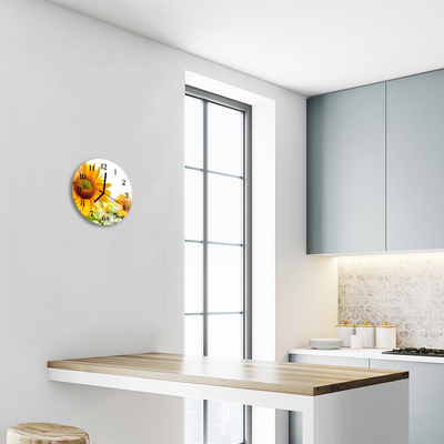 Reloj de vidrio Girasol