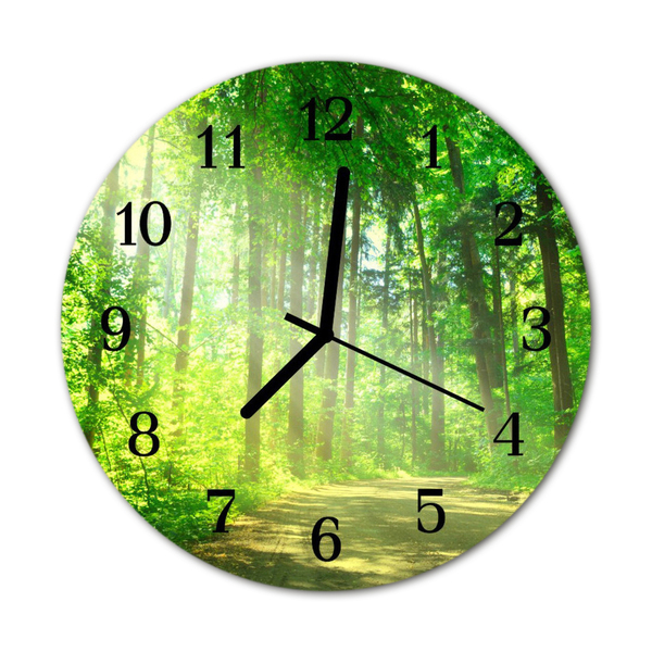 Reloj de vidrio Naturaleza bosque