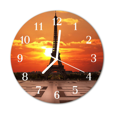 Reloj de vidrio Torre eiffel