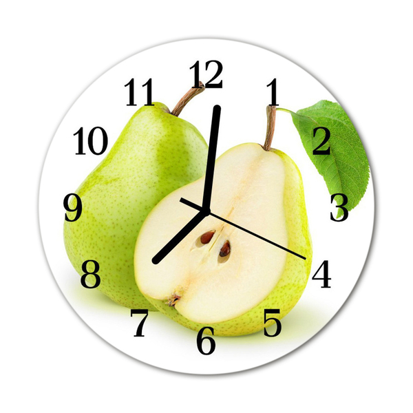Reloj de vidrio Peras