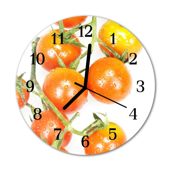 Reloj de vidrio Tomates