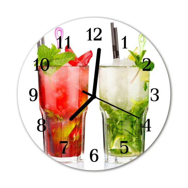 Reloj de vidrio Cócteles