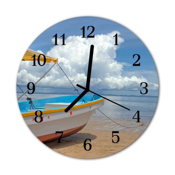 Reloj de vidrio Barco